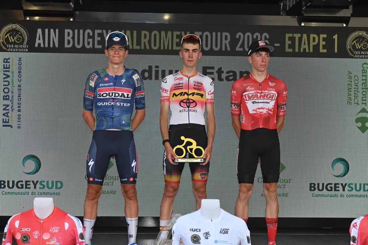 EN IMÁGENES: Así fue la victoria de Benjamín Noval en la primera etapa del Tour Valromey