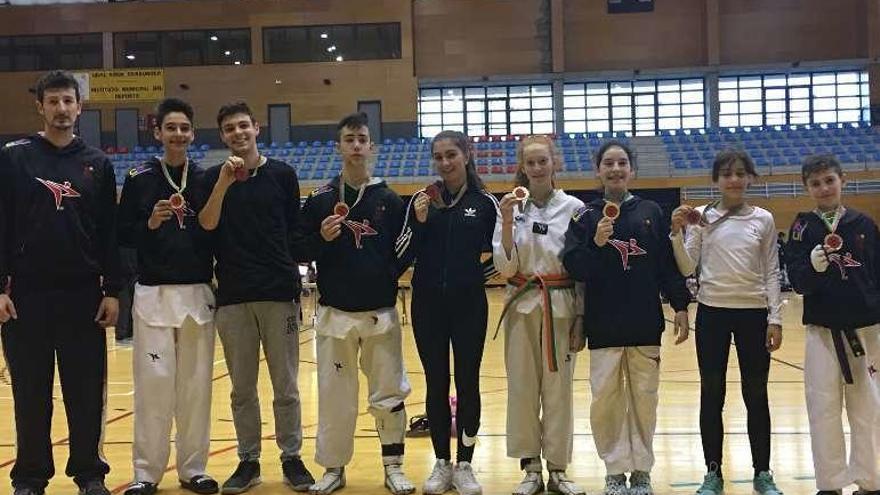 Expedición del Club Zamorano de Taekwondo.