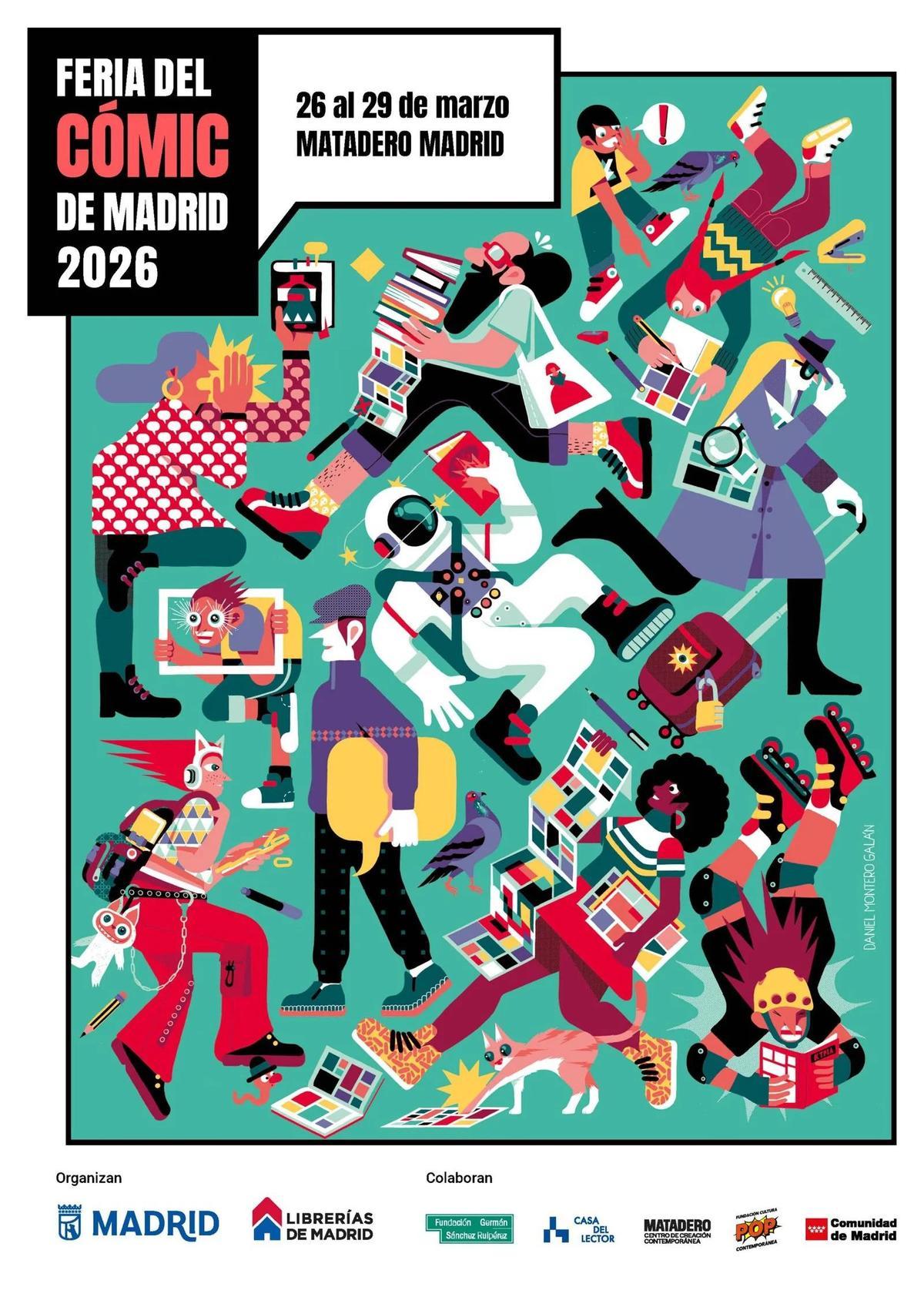 Cartel de la Feria del Cómic de Madrid 2026.