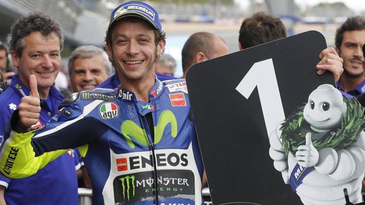 Rossi festejó el triunfo a lo grande