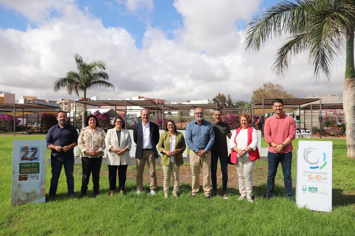 Un momento de la presentación de la XXII Feria del Sureste, que se celebra etse año en Carrizal de Ingenio.