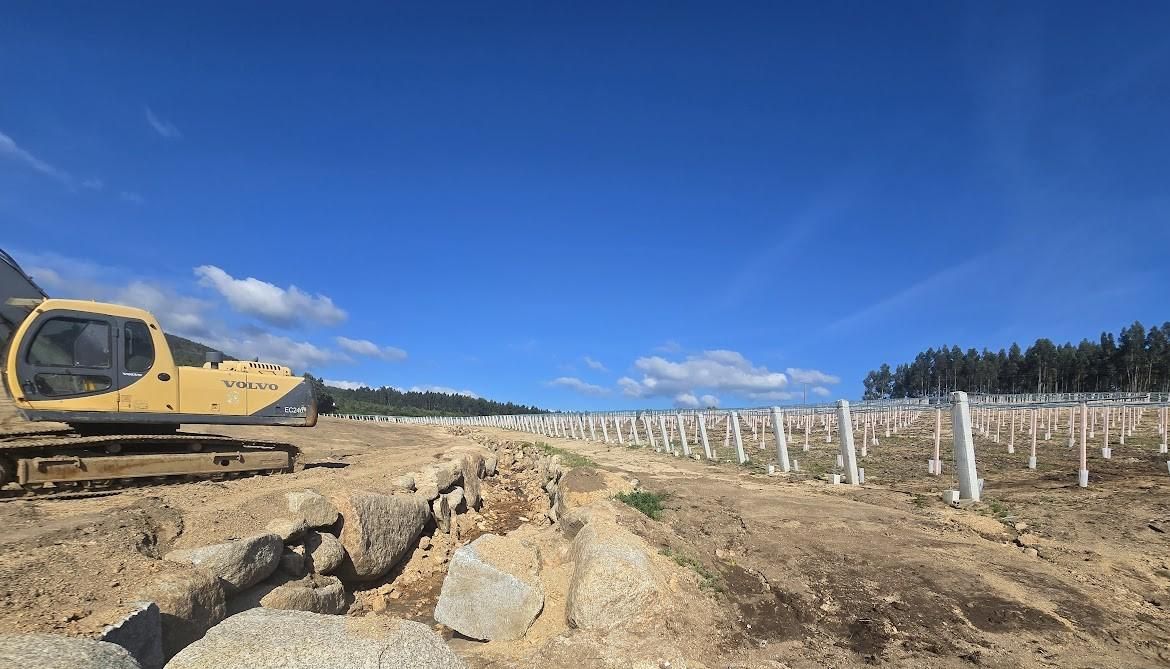 Los nuevos viñedos de Lagar da Condesa en Berdón (Vilagarcía).