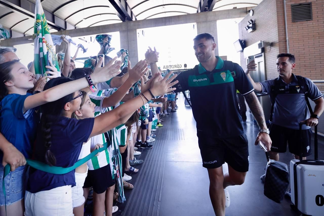 La despedida del equipo blanquiverde, en imágenes