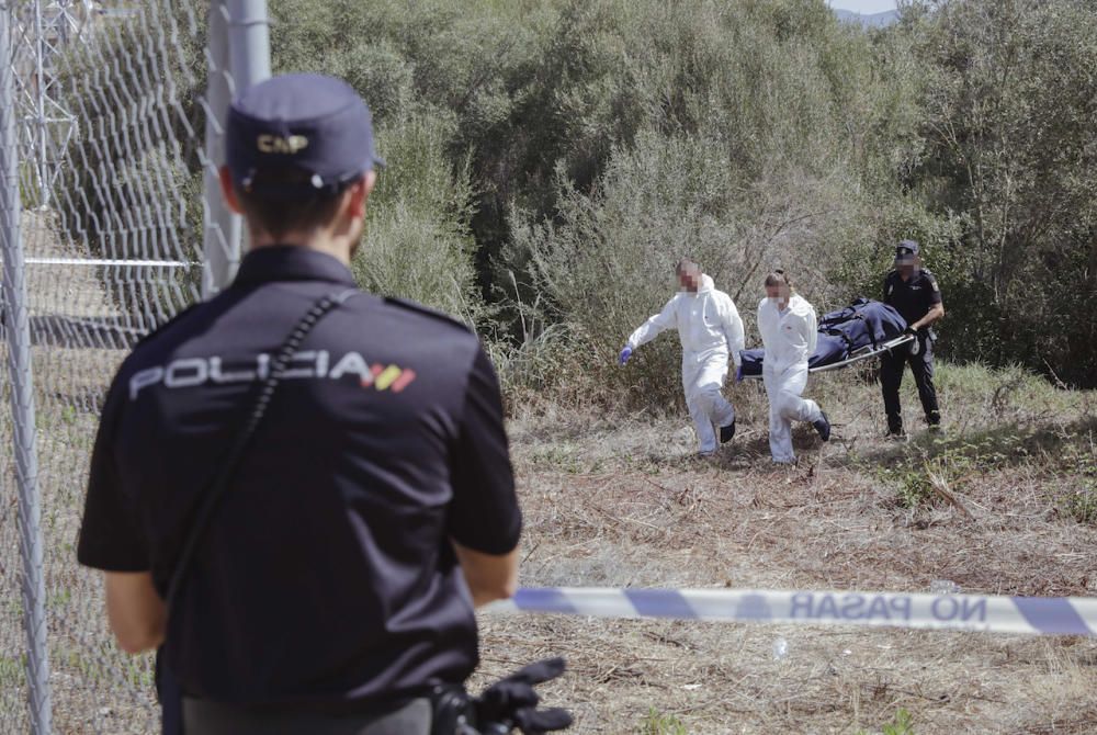 Hallan el cadáver de un joven carbonizado en Palma