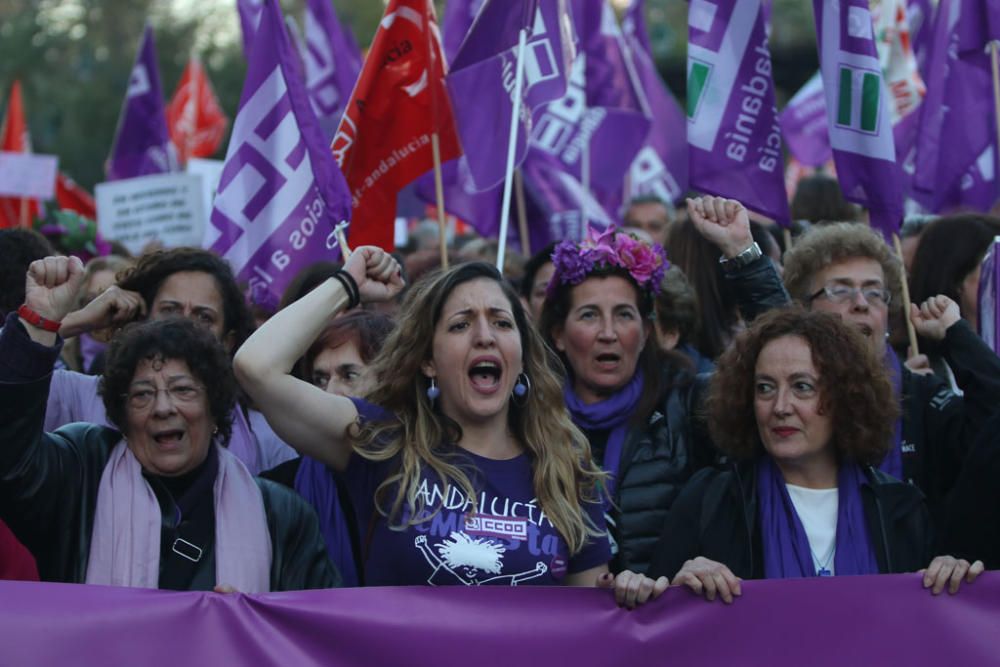 Miles de manifestantes colapsan el centro de Málaga en una marcha que comenzaba con polémica con Francisco de la Torre