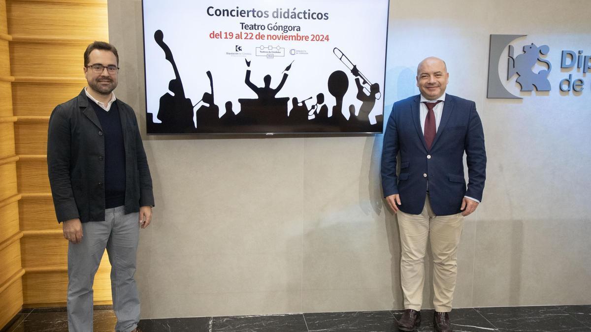 Presentación de los conciertos didácticos de la Orquesta de Córdoba, gracias a la Diputación.