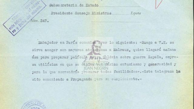 Max Aub recurrió a Negrín para acabar ‘Sierra de Teruel’