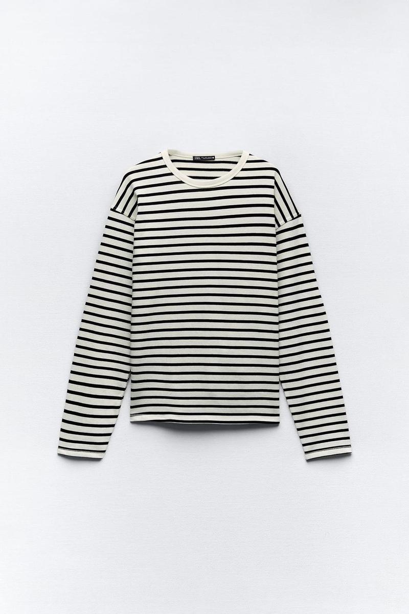 Camiseta rayas de Zara