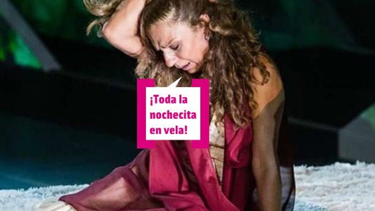 Lolita se pasa la noche en vela