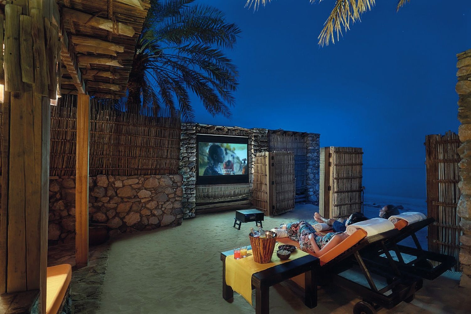 ¿Ver películas frente al mar en una hamaca? Sí, gracias.