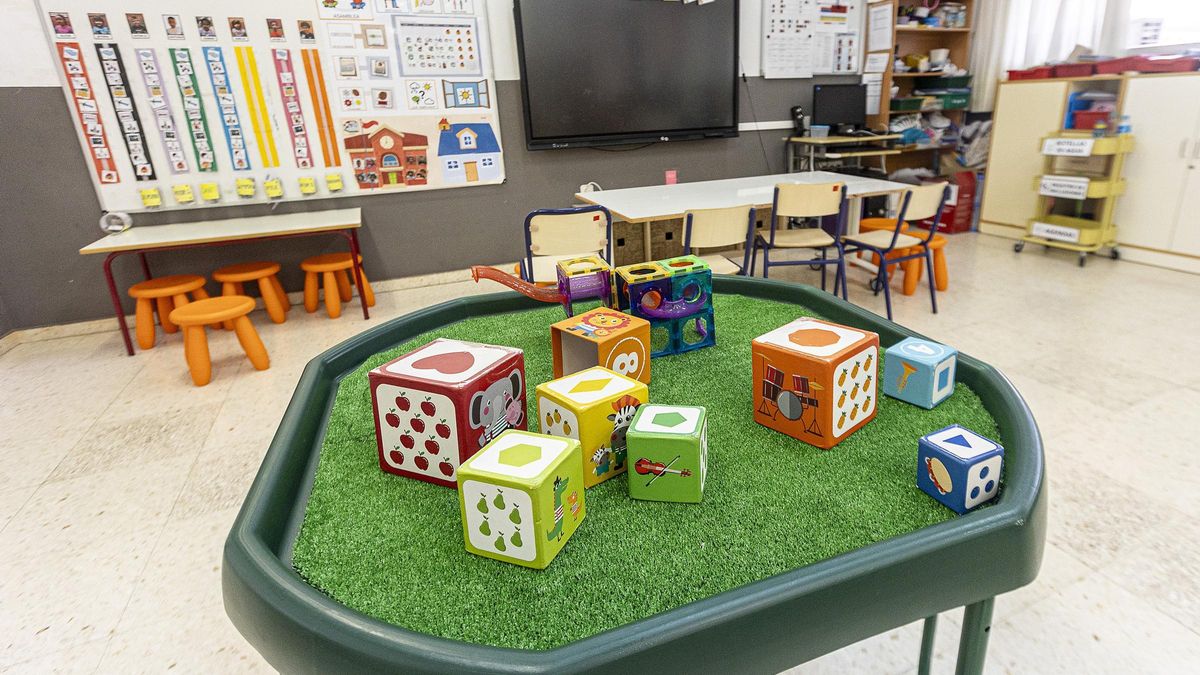 Aula de Educación Especial del colegio Óscar Esplá de Alicante