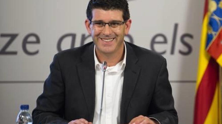 Jorge Rodríguez durante la presentación de las ayudas.