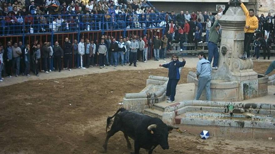 La Vall recupera la plaza Els Xorros para festejar ‘les vaques de Pasqua’