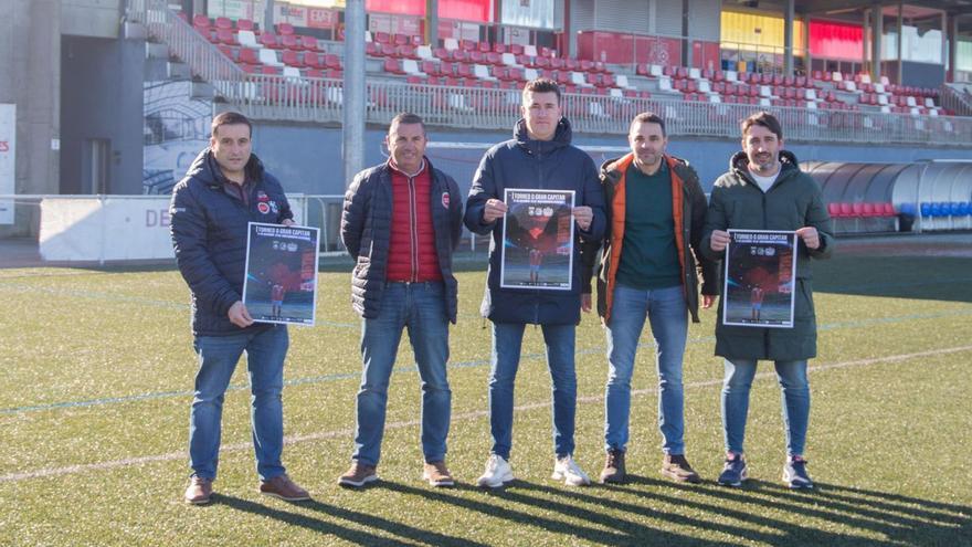 Presentación del torneo que tuvo lugar ayer en el Municipal de A Estrada. |  // JESÚS FIGUEROA