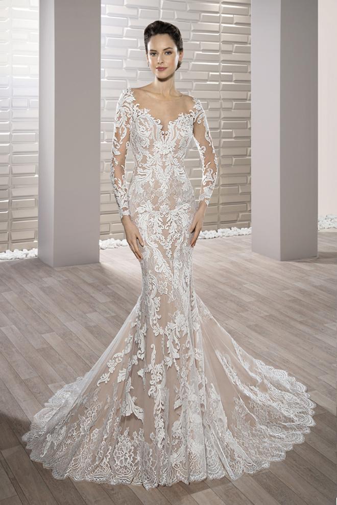 Vestido de novia de corte sirena 5