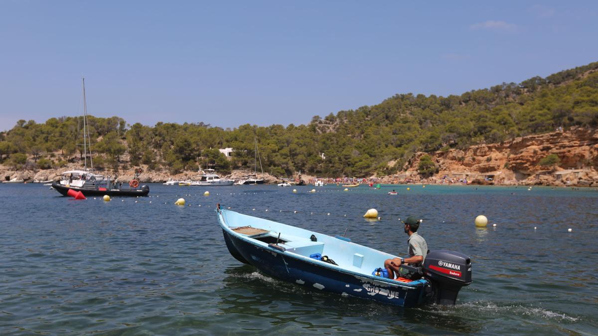 Imagen de archivo de una patera llegada a Ibiza.