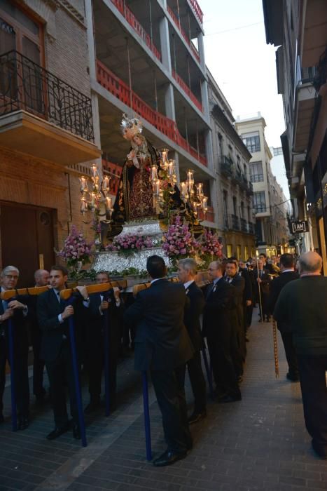 La procesión de la Virgen del Olvido marcha desde San Bartolomé