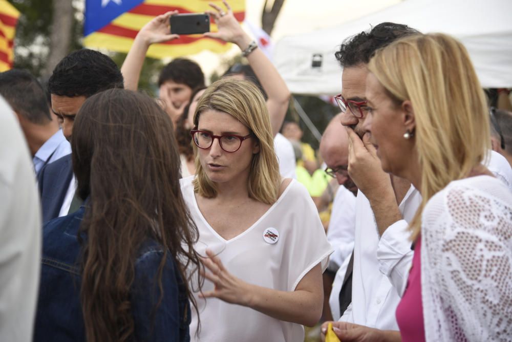 Concentració a Lledoners per l'alliberament dels independentistes presos