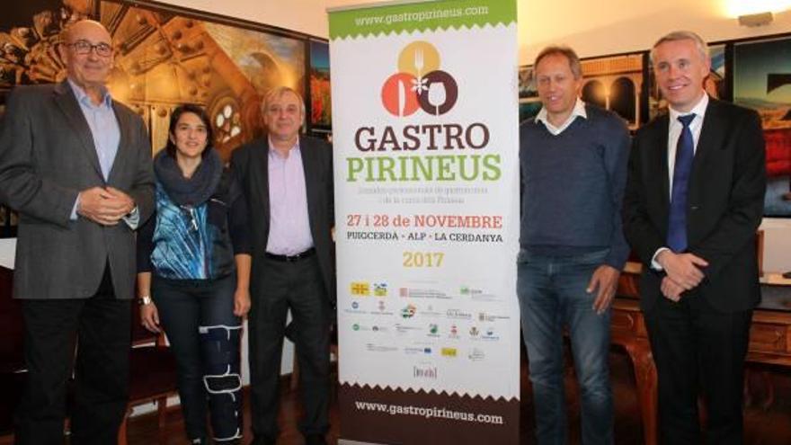 La presentació de les jornades professionals de gastronomia.