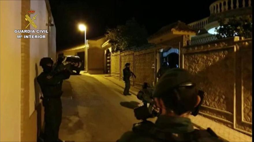 Operación de la Guardia Civil contra el tráfico de migrantes y de hachís