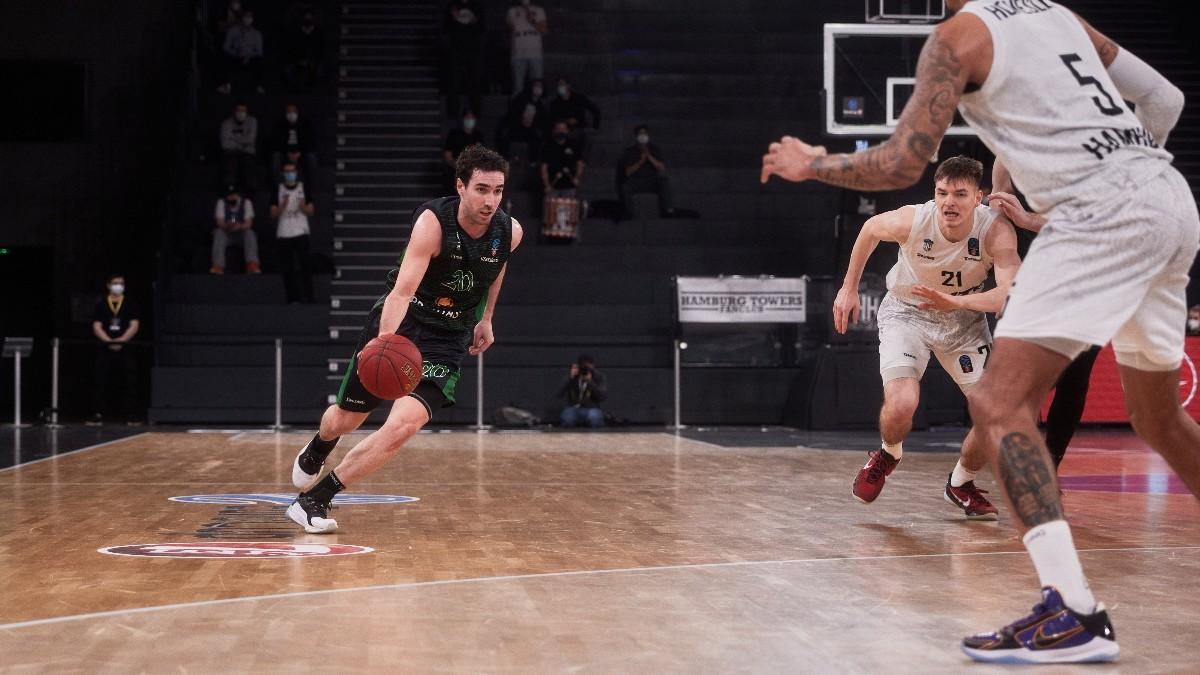 Imagen del duelo del Joventut en Hamburgo