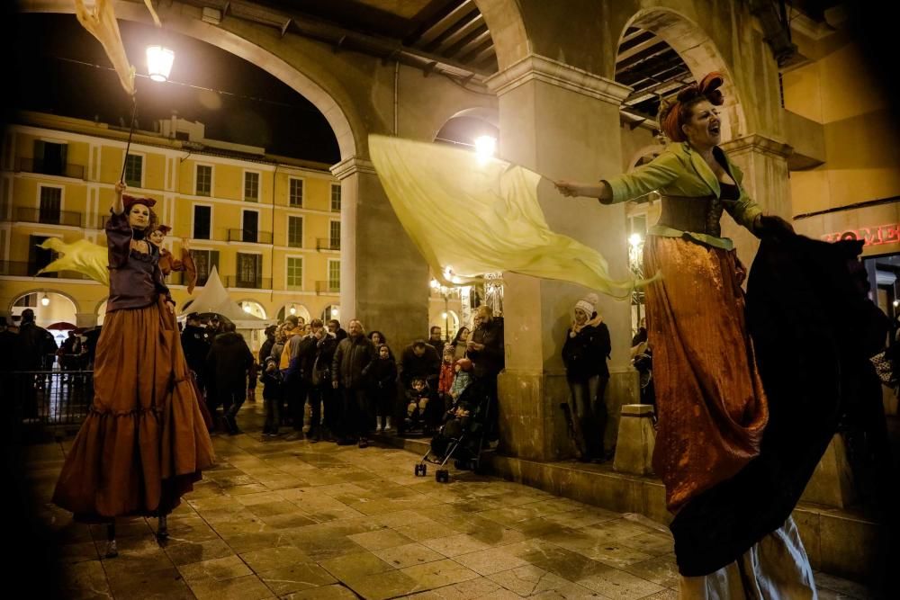 Palma feiert Sant Sebastià trotz Regen, Wind und Kälte