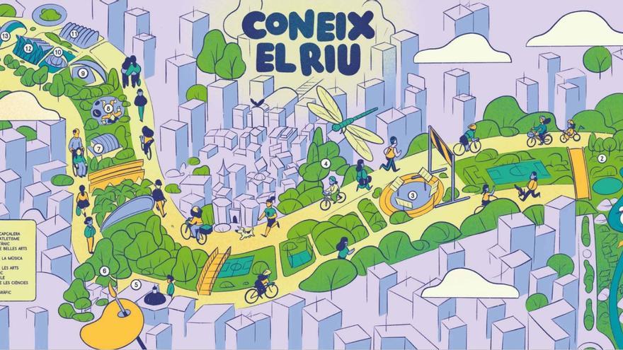 El Jardín del Turia cumple 35 años y lo celebra con un cómic