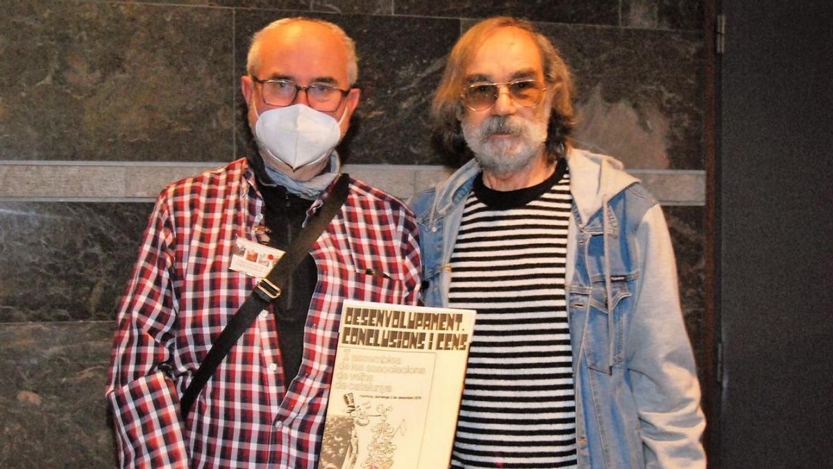 Luis Conejero, a l’esquerra, i Víctor Feliu, a la dreta, són dos participants de l’assemblea del 79 | ARXIU PARTICULAR / CONFAVC