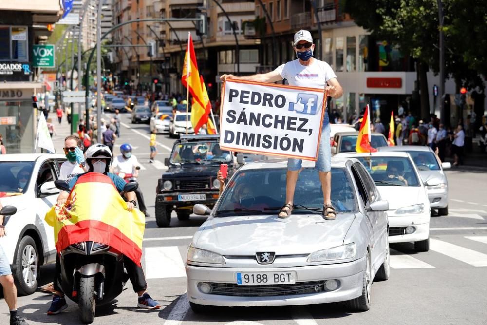 Manifestación contra el Gobierno de Sánchez