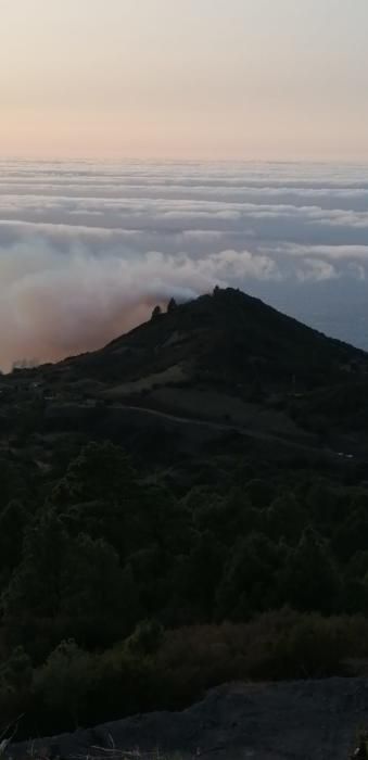 Imágenes del incendio de La Palma