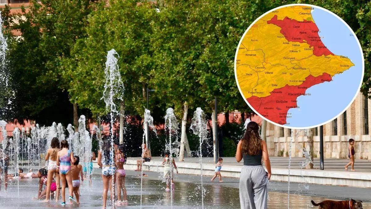 Estos son los municipios valencianos con sensación térmica de más de 45ºC