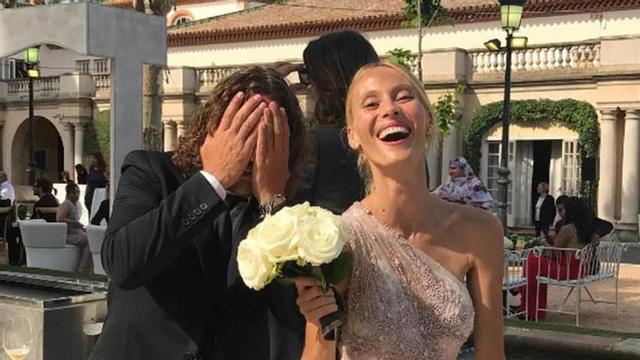 Víctor Valdés y Yolanda Cardona, ya son marido y mujer
