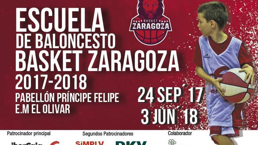 Abiertas las inscripciones para Escuela de la Fundación Basket Zaragoza 17-18