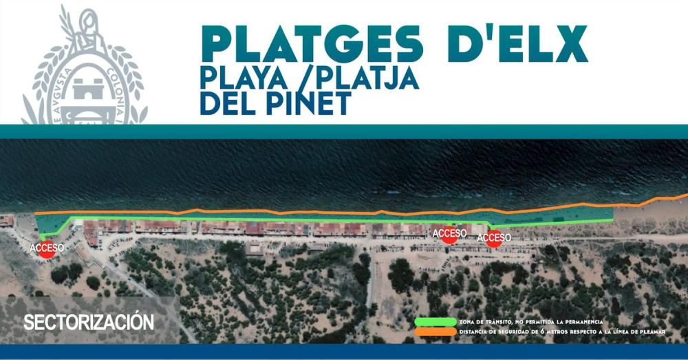 Parcelación playas de Elche