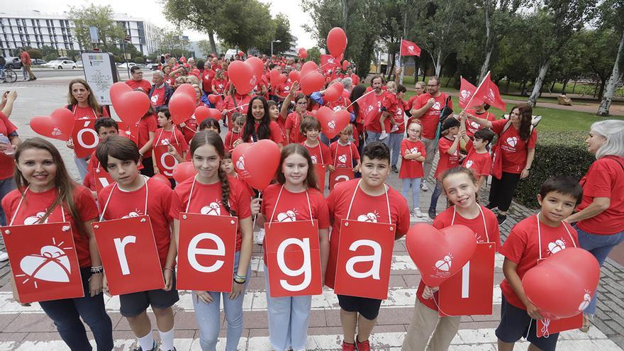 La marcha de la donación, en imágenes