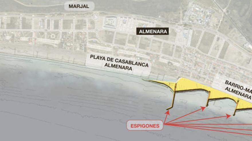 El ministerio descarta las alegaciones de Sagunt y autoriza ocho espigones en Almenara