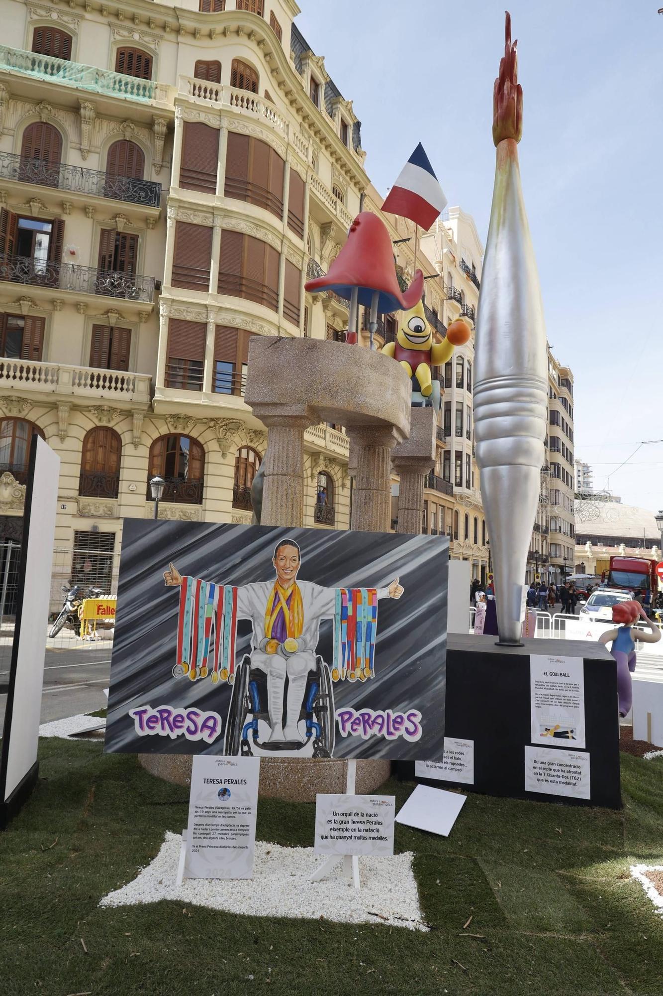 Homenaje de la Falla Castellón-Segorbe al deporte paralímpico