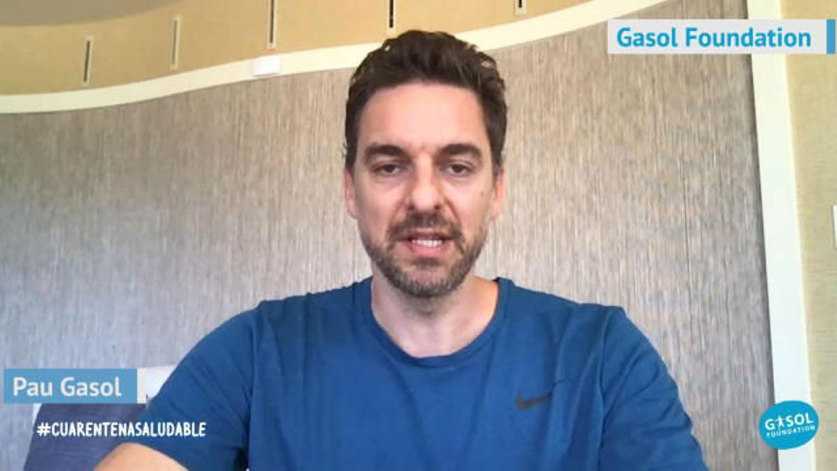 Pau Gasol invita a una cuarentena saludable