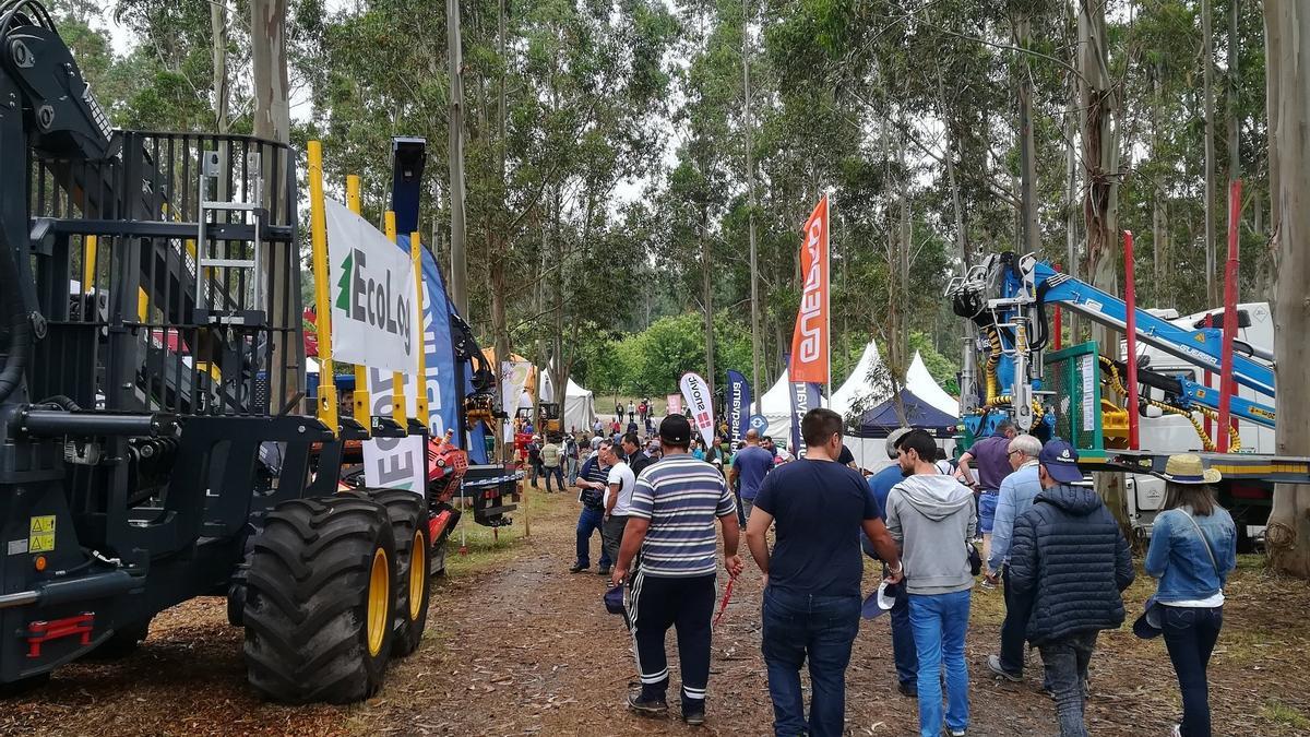 Visitantes y expositores en una edición anterior de la Feria.