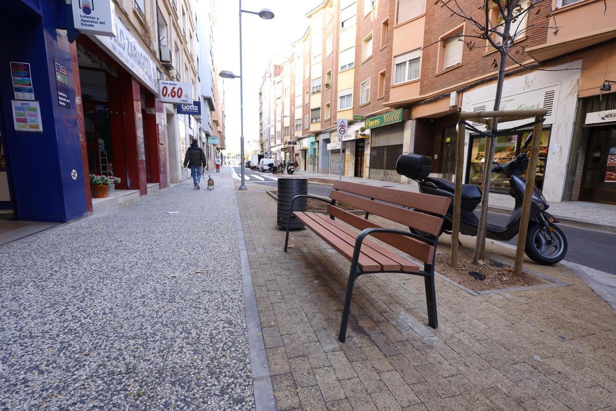Este es el estado actual de la calle Félix Latassa de Zaragoza