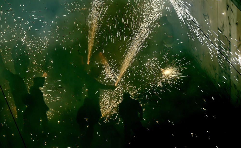 Imágenes de la Cordà de Paterna, celebrada esta madrugada.