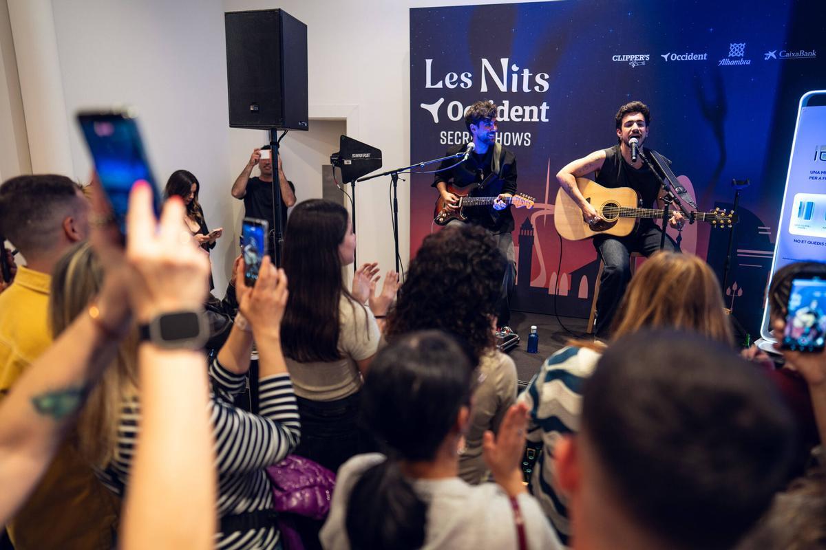 Concierto de Gonzalo Hermida en los Secret Shows de Les Nits Occident Concierto de Gonzalo Hermida en los Secret Shows de Les Nits Occident