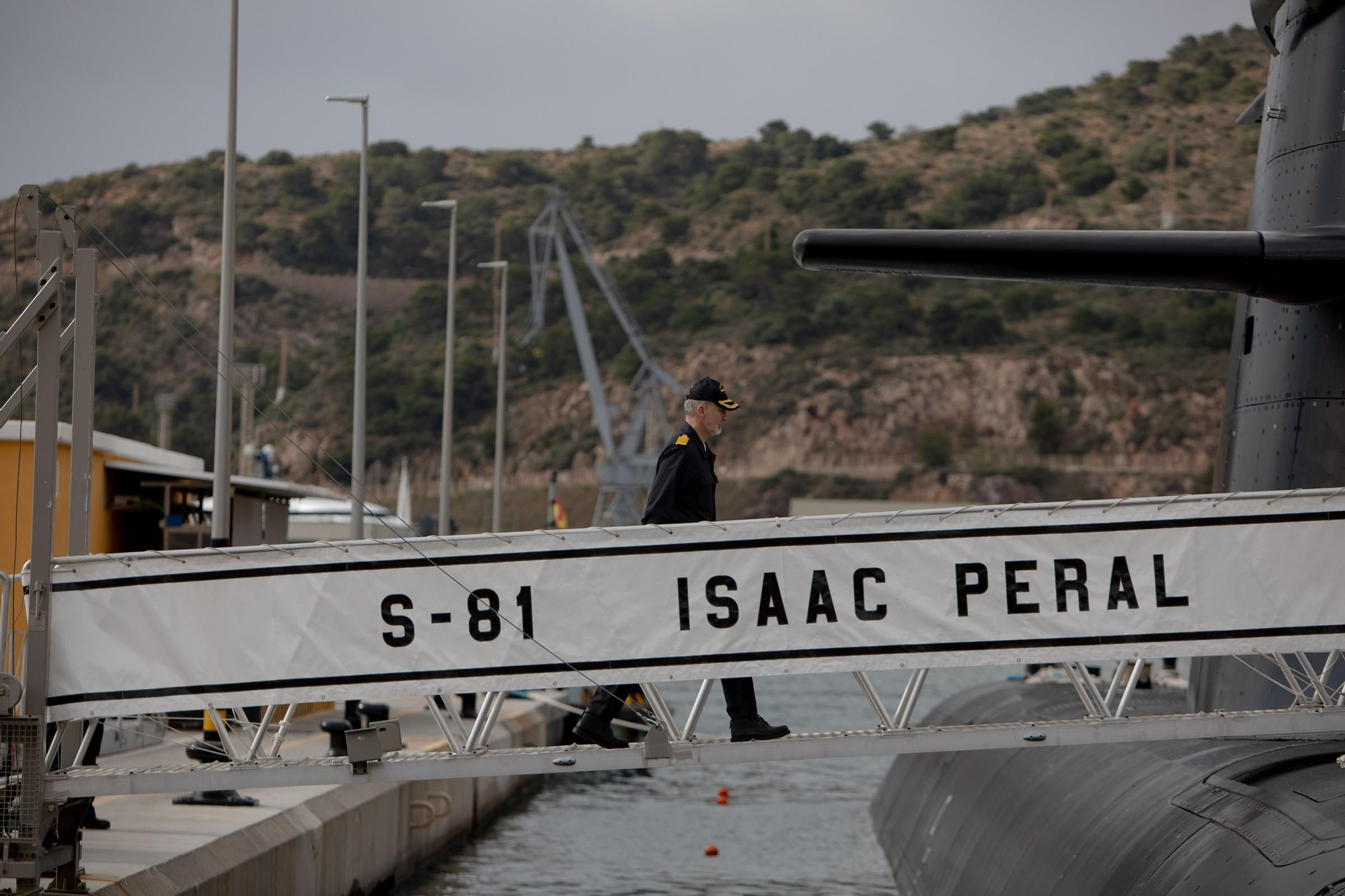 Así ha sido la visita del Rey Felipe VI en Cartagena para conocer el sumbarino S-81