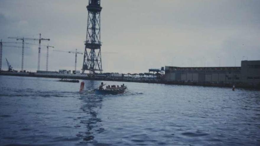 Un momento de la regata disputada en Barcelona.