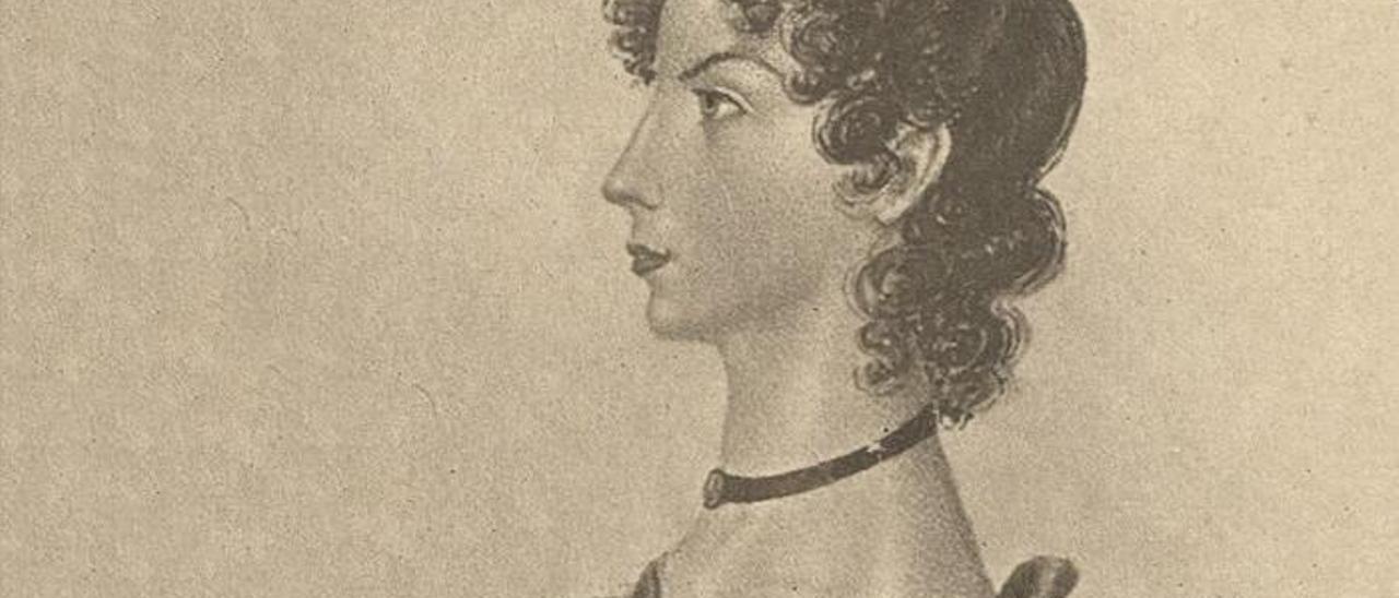 Retrato de la escritora Anne Brontë.