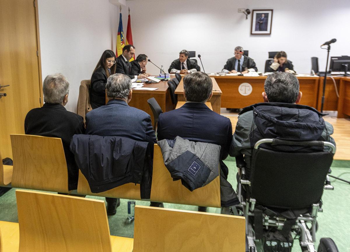 Una de las vistas celebradas durante el juicio por el 'caso Abde' en el que el Hércules y la Fundación han sido absueltos.