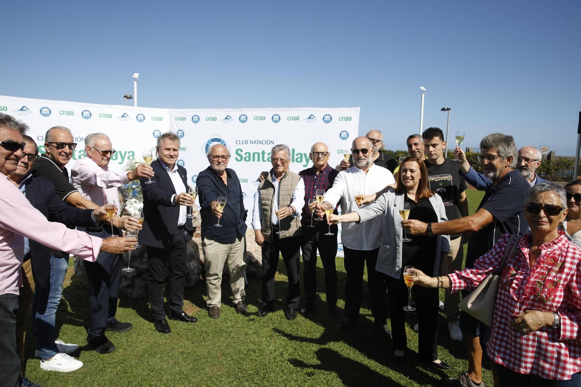 La celebración de los 70 años del Club de Natación Santa Olaya, en imágenes