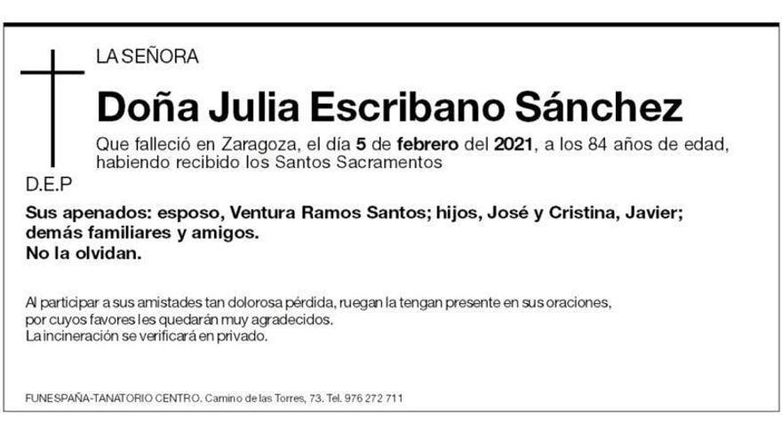 Julia Escribano Sánchez