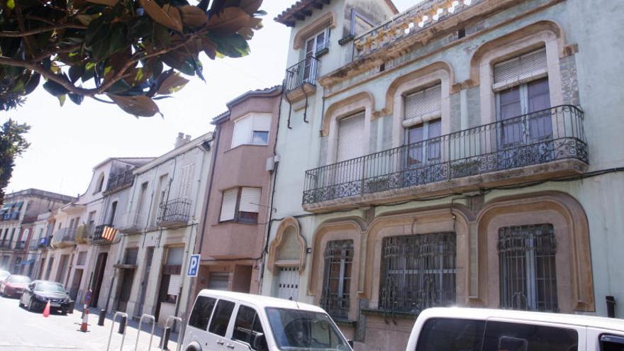 El carrer Major de Sarrià, en una imatge d&#039;arxiu.