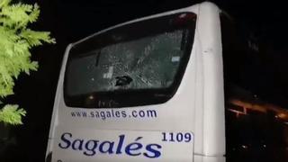 Noche vandálica en Manresa: ataque contra seis autocares de la estación de buses